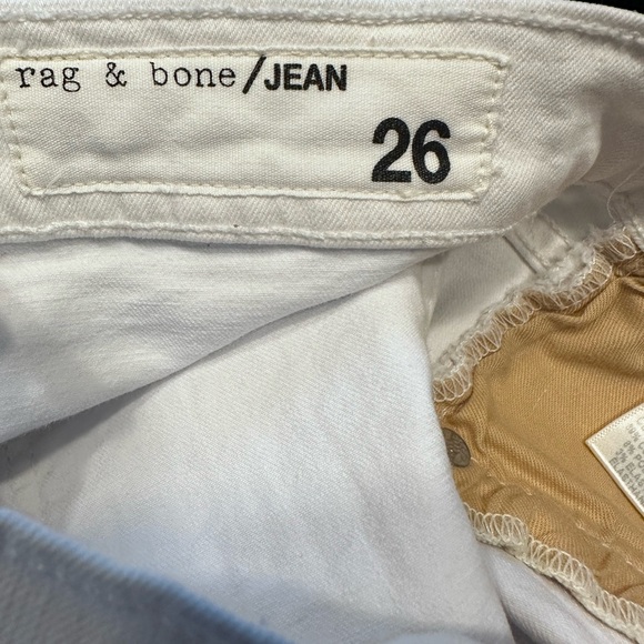 Rag & Bone Super White Low Rise Skinny Jeans - Size 26 EUC - Picture 2 of 10